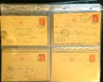 Stamp of Large Lots and Collections » Picture Postcards All World - Postal Stationery: 1897-1953 Group of 98 illustrated items