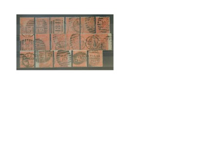 Stamp of Large Lots and Collections 1867-1912 GREAT BRITAIN Duplication on stockcards, high cat.-value
