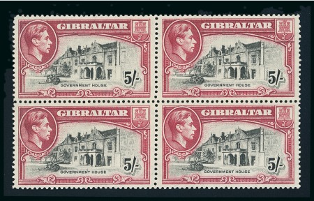 1938-51 Group incl. two blocks of four and three marginal imprint pairs