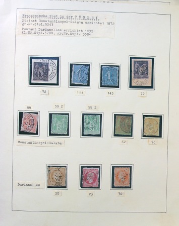 Stamp of Large Lots and Collections LEVANT - FRENCH: 1852-1948 Attractive and mixed assembly
