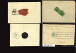 Russia: 1824-1919, Group of 9 covers and a formular card from Ukraine