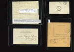 Russia: 1824-1919, Group of 9 covers and a formular card from Ukraine