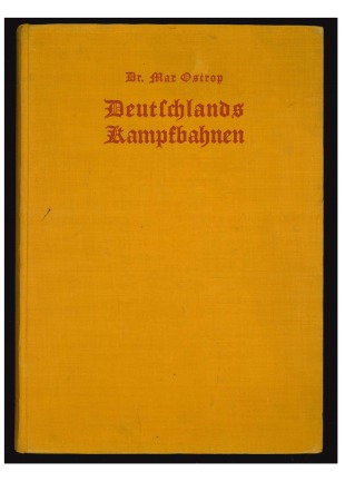 "Deutschlands Kampfbahnen" by Max Ostrop, HB, pp.119, we detailed accounts of the stadia in Germany including the Deusches Stadion