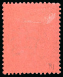 Stamp of Great Britain » King Edward VII » 1902-10 De La Rue Issues 1901 1d Colour trial by DLR from a small plate of twenty electros in purple on red paper