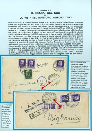 Stamp of Italy » Regno del Sud La Posta nel Territorio Metropolitano: Lotto composto
