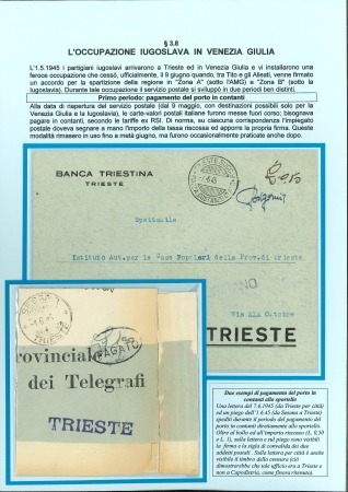 Stamp of Italy » Foreign Occupations of Italian Territories or Under Italian Sovereignty » Occupazione Jugoslava di Trieste Gruppo di quattro usi interessanti