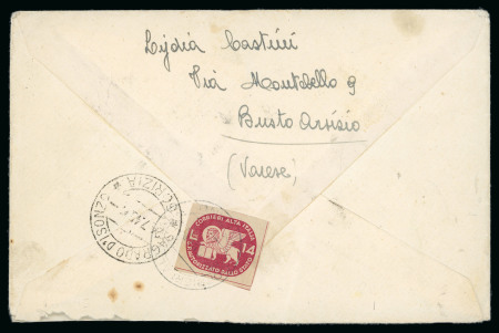 Stamp of Italy » Corrieri Alta Italia CORALIT Dall'Italia alla "Zona A" tramite CORALIT senza raccomandazione