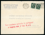 Stamp of Italy » Repubblica Sociale Italiana Corrispondenza sottratta da partigiani e ricuperata dalla Xa MAS
