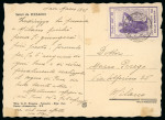 Stamp of Italy » Emissioni Partigiane o C.L.N. Valle Bormida. Cartolina affrancata con un 50 c.
