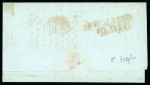 Stamp of Italian States » Tuscany Lettera del 17.12.1852 da Livorno per Messina, affrancatacon un 4 cr.