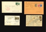 Stamp of Italy » Repubblica Sociale Italiana 1943-45, interessante gruppo di otto lettere