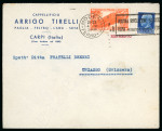 Stamp of Italy » Regno d'Italia » Espressi Lettera espresso per la Svizzera con "Decennale" 2,50 l. espresso