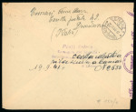 Stamp of Italy » La Repubblica Partigiana dell'Ossola 1944-45, tre pezzi: lettera durante le operazioni partigiane, giornale e lettera del C.L.N.