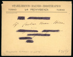 Stamp of Italy » Regno d'Italia » Pubblicitari Busta parlante del Stabilimento Balneo-Terapico "La Providenza" di Torino