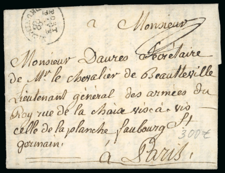 1785-1872, Belle sélection de lettres anciennes, principalement