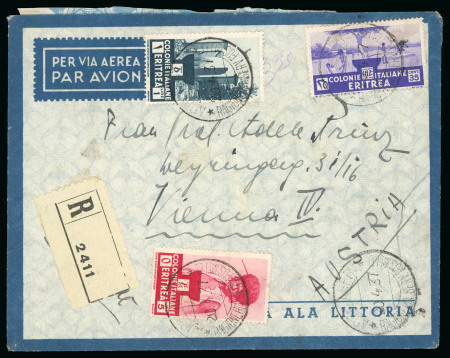 Stamp of Italy » Lotti e Collezioni Misti Africa Orientale Italiana: Insieme composto da quasi cento pezzi
