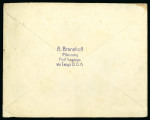 1914 single rate cover sent from Leganga to Berlin