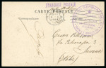 1920 (Sept-Oct) Two postcards from the Italian Boundary Commission between Germany and Belgium