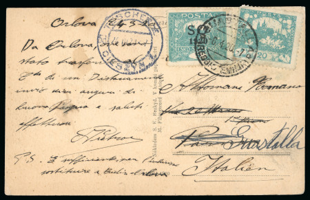 Stamp of Italy » Missions, Post Offices and Postal History Abroad » Plebiscite of Eastern Silesia 1920 (March-April) Two postcards
