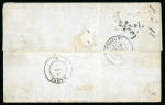 Stamp of France » Emission de Bordeaux 1871, Lettre de Cagnes (Alpes-Maritime) pour Nervi