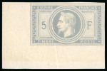 1869, 5F Empire Lauré violet-gris non dentelé en