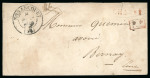 1849, Lettre chargée P.P. de Nonancourt (Eure) avec