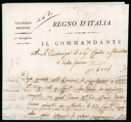 Stamp of Italy » Missions, Post Offices and Postal History Abroad » The "Grande Armée" in Russia 1812 (Sept 23) Letter from Minsk (without the cover)