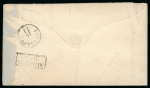 1864 ca. (Nov 15) Postal stationery 5kr rose envelope, uprated with 5kr pale rose, sent from Bochnia to Mysłowice