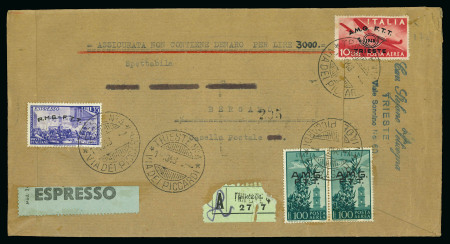 Stamp of Italy » Foreign Occupations of Italian Territories or Under Italian Sovereignty » Allied Military Government - Trieste 1948-54, lotto composto da oltre una trentina di pezzi