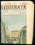 Stamp of Italy » Regno d'Italia » Posta Aerea 1933-39, gruppo di sei pezzi comprendente "La Tribuna Illustrata" con il timbro dell'A.E.I.