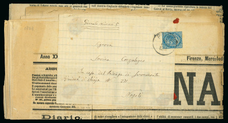 Stamp of Italy » Lotti e Collezioni Misti Giornali e Periodici: 1861-1961, collezione composta da circa 100 pezzi montata su fogli di esposizione