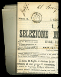 1871, periodico "La Selezione Microscopica" del 8 luglio