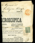 1871, periodico "La Selezione Microscopica" del 8 luglio