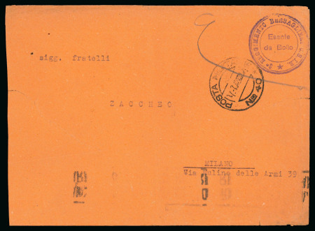 Stamp of Italy » Posta Militare » Seconda Guerra Mondiale 1941-42, due giornali dalla Russia, comprendente il n. 1 del "CSIR"