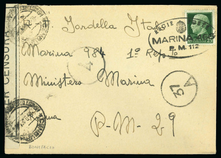 Stamp of Italy » Italian Occupations WWII » France Italian Occupation in Corsica: 1940-43 Lot of 25 covers/cards