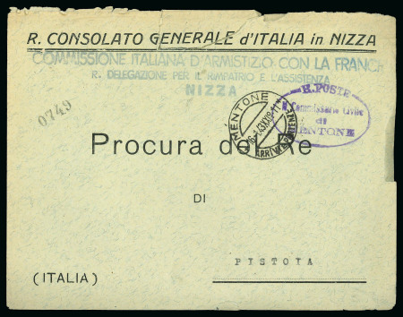 Stamp of Italy » Italian Occupations WWII » France Occupation of Menton and Neighbouring Localities: