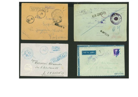Stamp of Italy » Italian Occupations WWII » France 1940-47 Lot comprising over 30 items including four from the Italian Navy in Tunisia