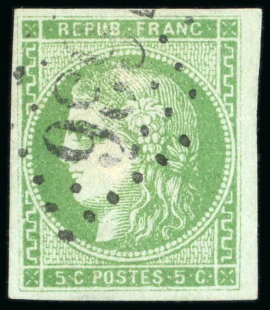 Stamp of France » Emission de Bordeaux 1870, Lot de 21 exemplaires Y&T n°42B Émission de