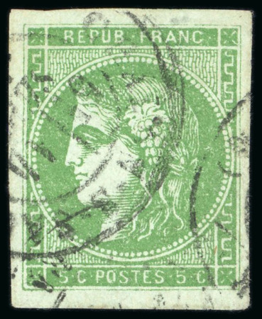 Stamp of France » Emission de Bordeaux 1870, Lot de 19 exemplaires Y&T n°42B Émission de
