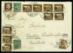 Stamp of Italy » Repubblica Sociale Italiana Destinazioni: 1943-45, straordinario insieme composto da 32 lettere