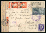 Destinazioni: 1943-45, straordinario insieme composto da 45 lettere 