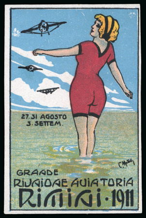 Stamp of Italy » Lotti e Collezioni Misti ERINNOFILI: 1911-1964 Bella accumulazione di centinaia di vignette erinnofile montate su oltre 70 pagine d’album