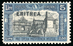 1892-1936 Eritrea: Collezione composta da oltre 435 pezzi ben presentati su 19 pagine d’album
