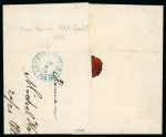 1870 Printed Pharmacy lettersheet sent from Roman to Itcani, Suceava (Austria) franked with 15b vermilion,