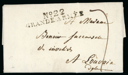 Stamp of France 1813, N°22 Grande Armée, Lettre datée du 2 juillet