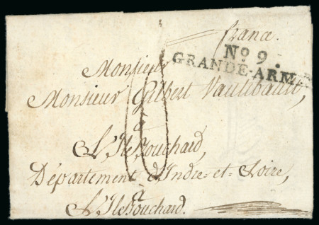 Stamp of France 1808, N°9 Grande Armée, Lettre datée du 28 février