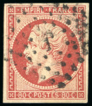 1854, Y&T n°17Ad. Empire non dentelé 80 centimes