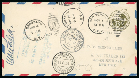 Stamp of Italy » Regno d'Italia » Posta Aerea 1934, 14 maggio - Volo Speciale New York-Roma, interrotto interrotto in Irlanda