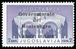 Stamp of Italy » Italian Occupations WWII » Montenegro 1942, Governorate, overprint black (Sass. 24/27), series