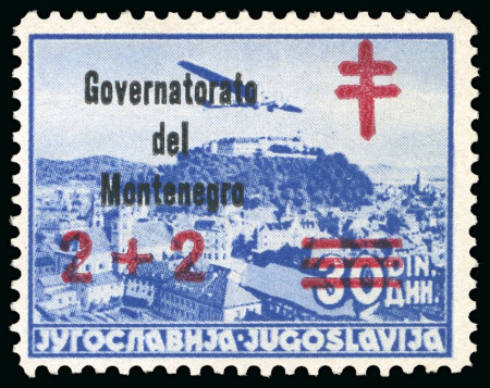 Stamp of Italy » Italian Areas - Lots and Collections 1941 Occupazione del Montenegro: collezione avanzata montata su 16 pagine d’album, 